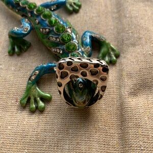 Dian Malouf sterling ring size 7.